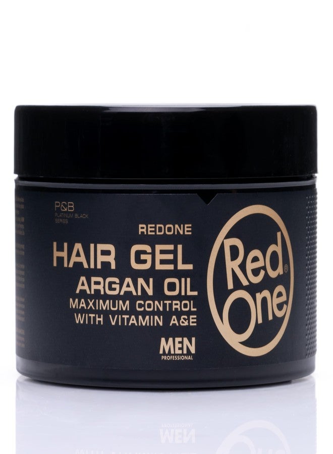 Redone Argan Hair Gel 13.5 fl oz (400ml) | Strong Hold Styling Gel for Men & Women | Argan Oil Infused Hair Gel for Curly, Slick Back & Natural Styles | High Shine, Eco-Friendly Formula - Image 2